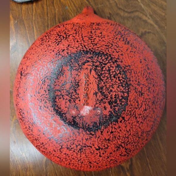 Japanese Cast Iron Tea Kettle Red Dragon - Picture 8 of 8